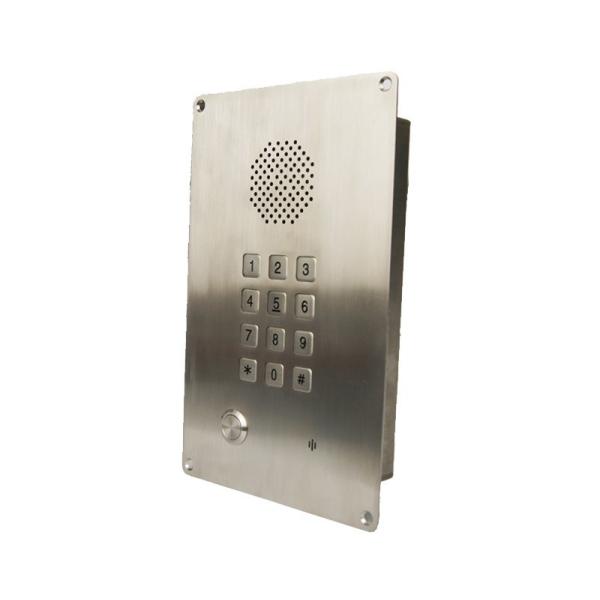 Flush Mounted Analog Door Intercom , Rugged Clean Room Phone