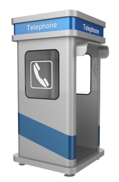 Robust Acoustic Telephone Phone ,  Impact Resistant Kiosk For Noisy Industry