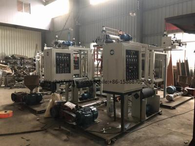 PE Mini Film Blowing Machine Integral Type 11KW Heating Power With Single Winder