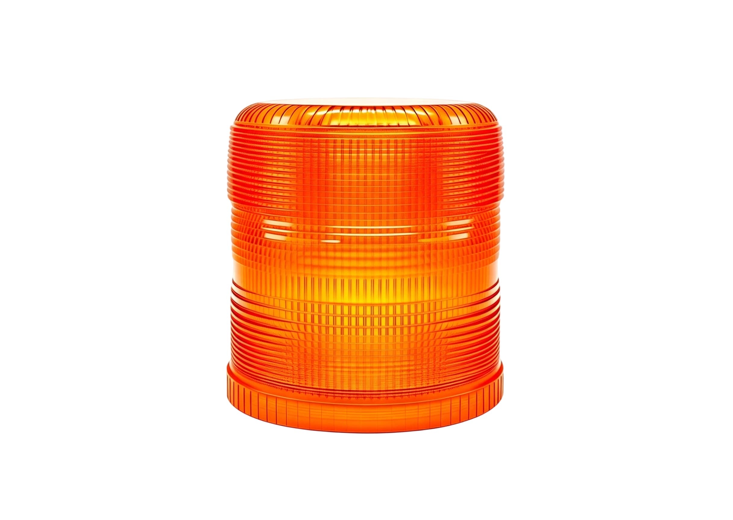 High Profile Class II LED Warning Light Replacement Lens Amber Color