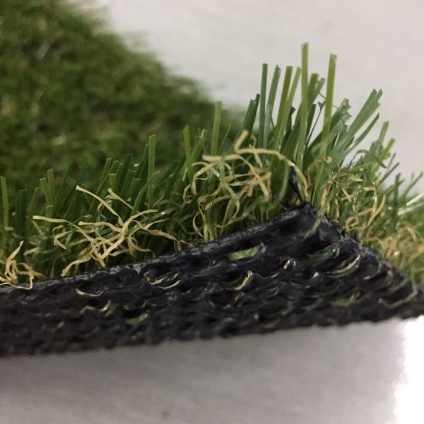 Safe Soft Artificial Grass Play Area Flat Shape UV Proof School Landscaping