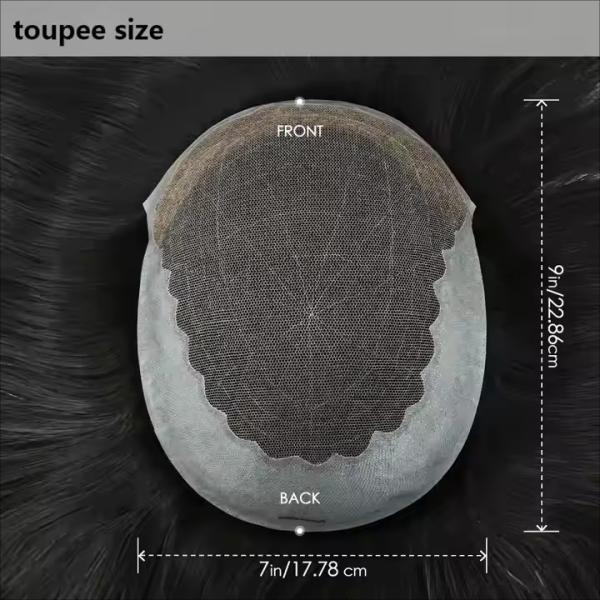 Q6 Model hairSystem for Women Import Lace Topper Lace with PU Natural style Straight 100% Indian Human Hair Toupee