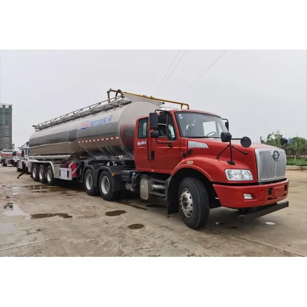 Premium Crude Oil Transport Truck with Aluminum Alloy Build