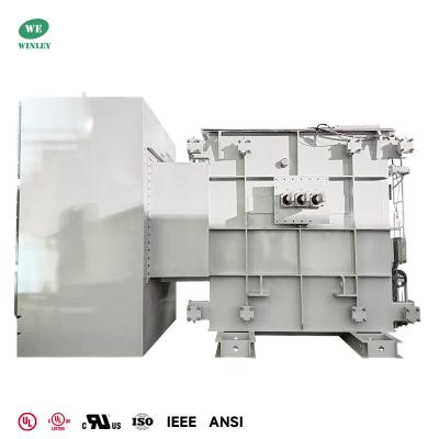 8000kVA 34.5kV/480V Three Phase Substation Power Transformer ONAN Oil Immersed ANSI IEEE Standards