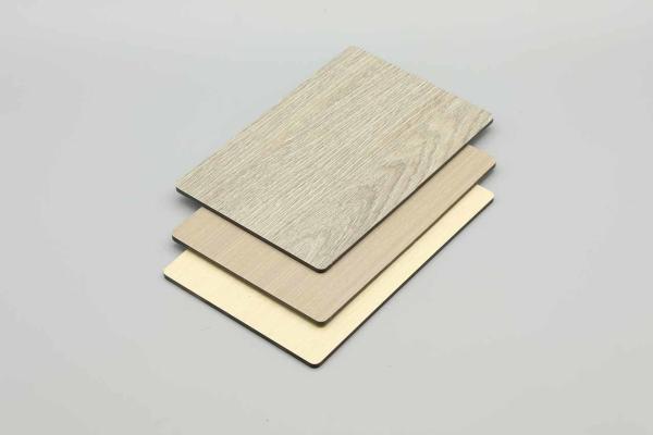 Scratch-resistant  Yellow Walnut Aluminum Composite Panel 4MM wall cladding panels