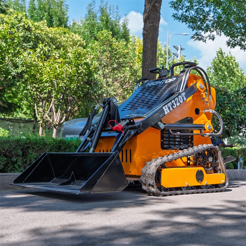 HT320T Compact Track Skid-Steer Loader with Zero-Turn Steering  for Tight Spaces