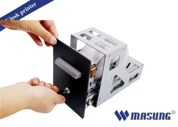 High Printing Speed Kiosk Ticket Printers 60mm Paper Width Full / Partial Cutting