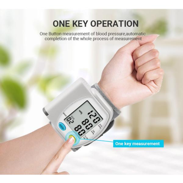 Electronic Automatic Cuff Wrist Digital Blood Pressure Monitor 0-37.3kpa