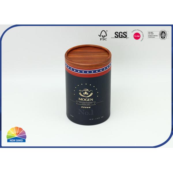 Штейновая имитационная деревянная трубка еды бумаги зерна упаковывая печать 4c