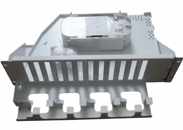 19 Inch Rotary ODF 3U 144cores Rack mount Swing Panel 288FO