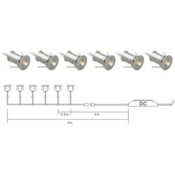 Мини СИД Dimmable вниз с фары СИД светов IP44