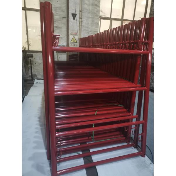 Steel Frame Scaffolding 3ft X6ft Blue Pre-Galvanized Q235 with High Safety and Narrow Ladder W Style