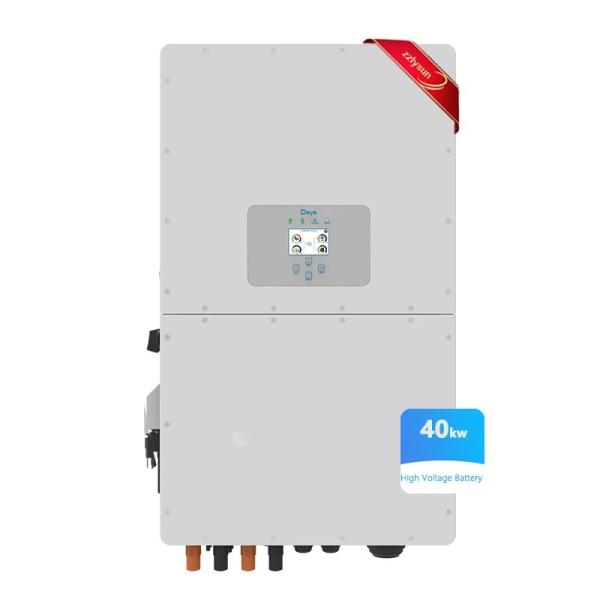 New energy photovoltaic 3 phase high low frequency 40kw solar hybrid inverter off grid hybrid inverter