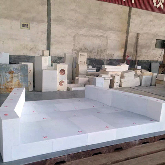 High Efficiency 380V Cross Fired Glass Melting Furnace | Custom 200TPD Capacity
