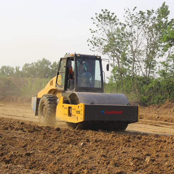 Hydraulic Vibrating Roller Compactor 22 Tons Drum Weichai Engine Same XCMG LIUGONG