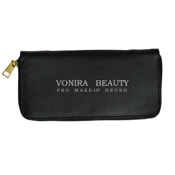 Муфта женщин сумки молнии портативной сумки щетки макияжа косметическая