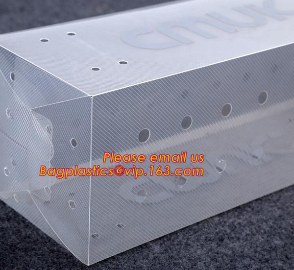 Oem Clear Plastic Soft Crease Folding box for brush packaging, plastic boxes PVC plastic rectangle fold box packaging PV