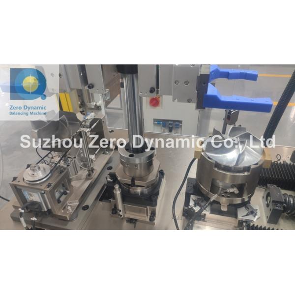Two Station Vertical Power Tool Impeller Drilling Balancing Machine