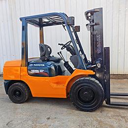 Original Painting Toyota Forklift 3.5 ton Used Japan Original Second Hand Machine