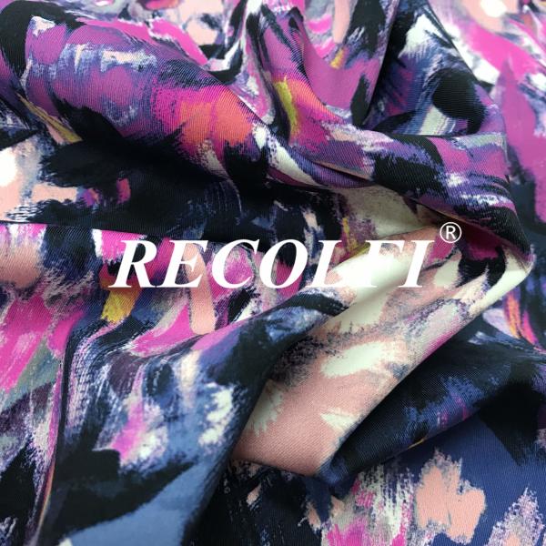 Circular Knitted Yoga Wear Fabric Solid Plain Colors For Colombia Activewear