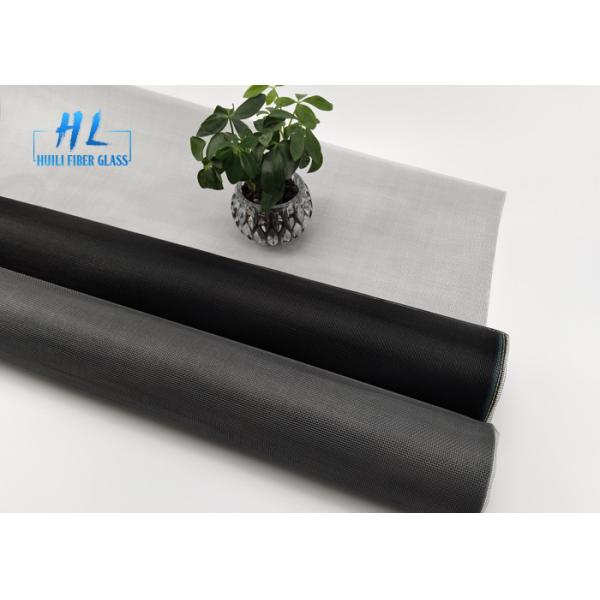 Red de mosquitos de fibra de vidrio resistente a los rayos UV Max 3,0 m de ancho gancho de cerca de la manera de tejido plano 18 * 16 malla