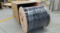 Estrutura simples do cabo de gota do remendo G657A1 1KM FTTH da fibra óptica do membro de força de FRP