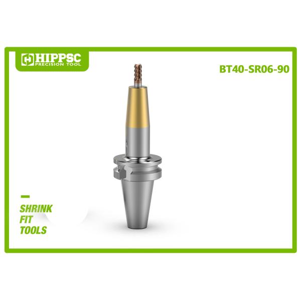 Heat Shrinkable Bt40 Tool Holder , CNC Mill Tool Holders Deep Hole Machining