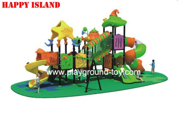 Colorful Commercial Playground Equipment Kids Entertainment Equipment Sea Animal Series