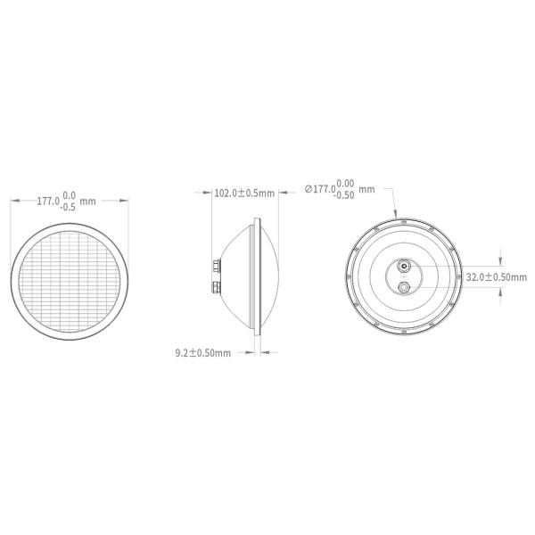 Самое интересное 18W PAR56 1700LM привело FCC света бассейна