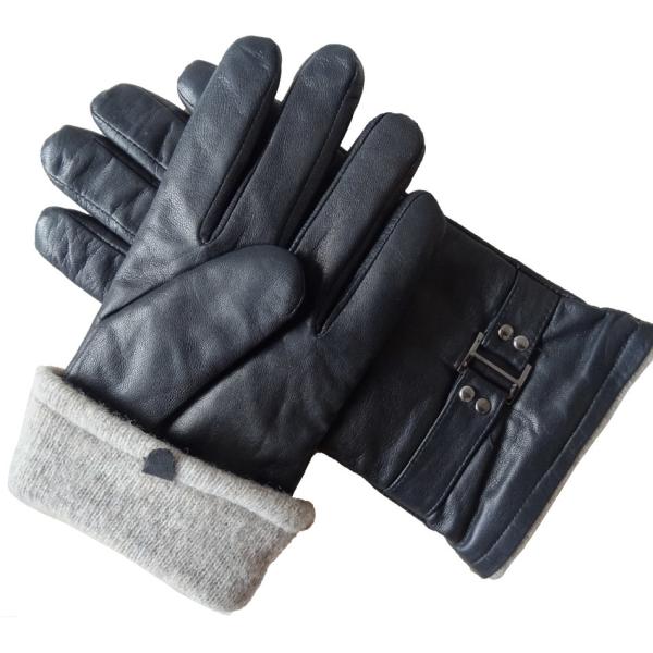 High quality mens leather gloves winter