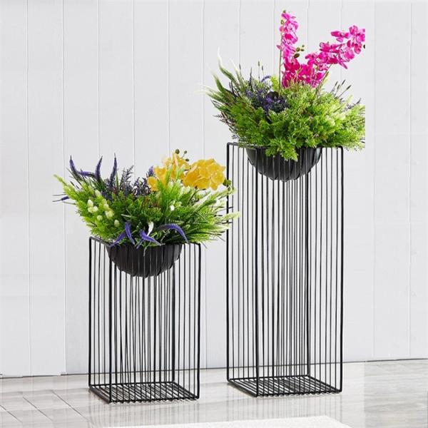Home decorations flower stands planter metal tiered flower pot rack