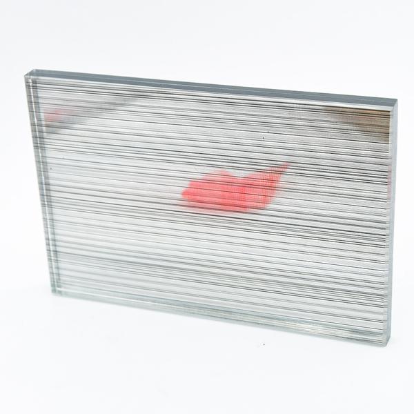 Decorative Fabric Laminated Glass / Metal Mesh Laminated Glass Manufacturers Double Pane Tempered Glass Toughened Glass Soundproof