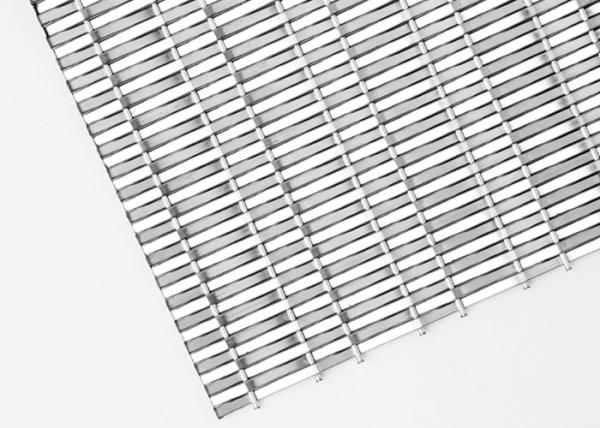 Fio tecido rígido de aço inoxidável Mesh Panels 4.8mm para o revestimento do elevador