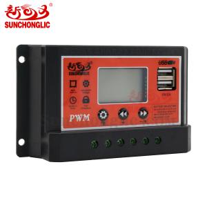 Contrôleur de charge solaire à modulation de largeur d'impulsion (PWM) manuel 10