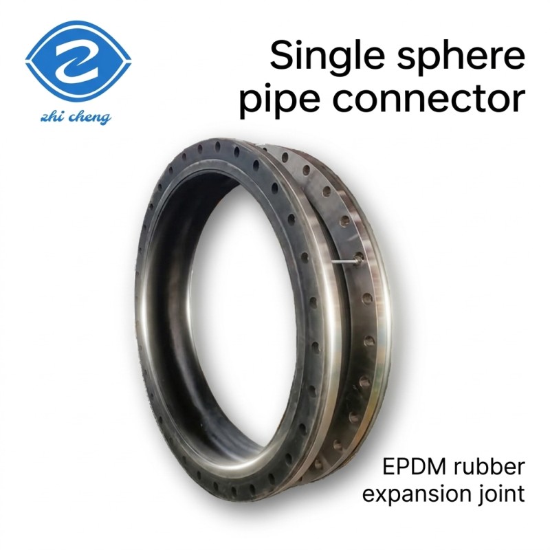 DN150 DN300 DN500 304 316l 300mm Stainless Steel Pipe Expansion Joint Flanged Rubber