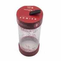 As caixas do ODM Logo Wooden Wine Bottle Gift do OEM encadernam o tubo de papel