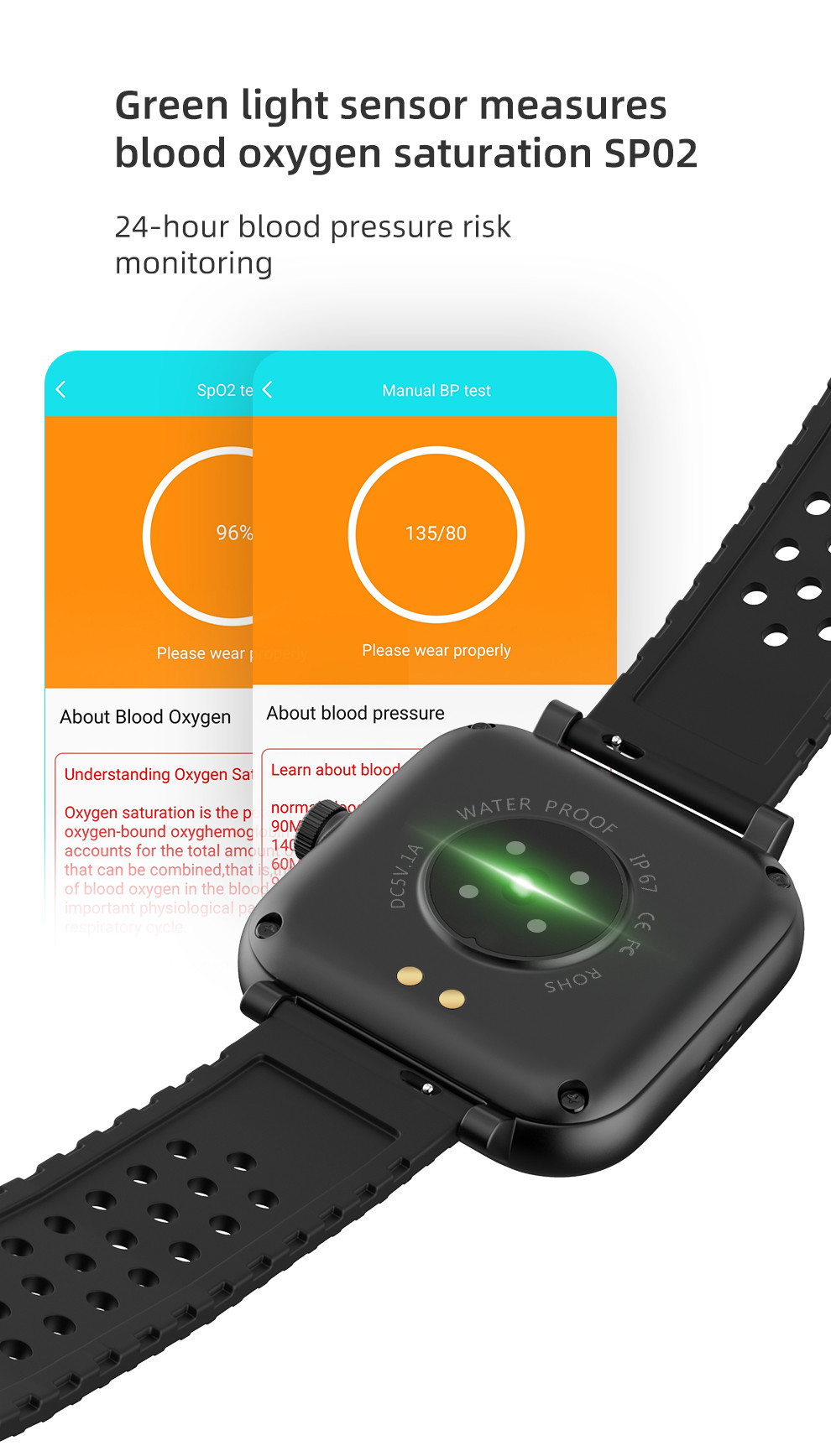 Smartwatch W12 монитора тарифа сердца приборов 1.28inch Bluetooth IOT телефона Android
