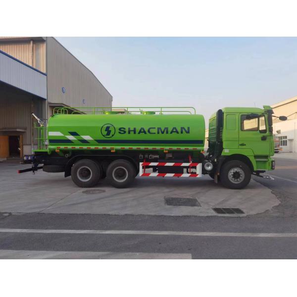 Зеленый 340 л.с. Водосборный грузовик SHACMAN F3000 6x4 Водоперевозный грузовик EruoII