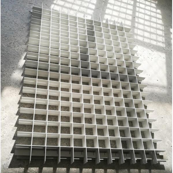 Cutting Service Attractive Fiberglass Composite Grille for Fence/Ceiling/Barrier Wall