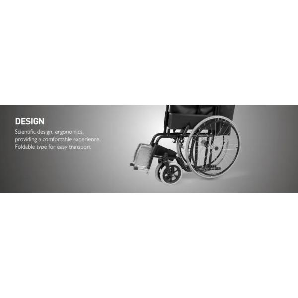 ODM Hôpital Medicaid Pharmacie Fauteuil Roulant Conception Ergonomique Acier Chromé