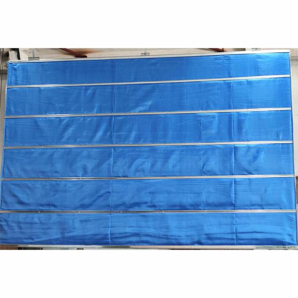 Blue Fire Retardant Roller Curtain For Fire Prevention Needs And Solutions