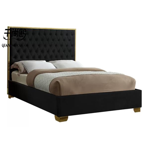 Novel Tall Upholstered Bed 140 x 200 cm 160 x 200 cm Home Furnishings