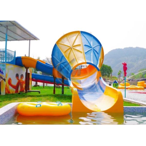 Swimming Pool Kids Water Park Water Slide 1.9m Height High Durability