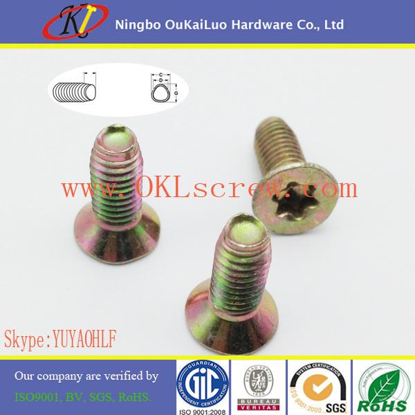 DIN 7500 Standard Flat Head Torx Taptite Screws for Sheet Metal