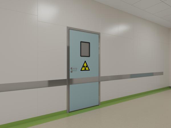 Aluminum cleaning door double sleeve
