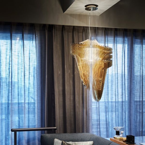 Nordic Modern Streamline Ceiling Pendant Lights Aria XL Pendant（WH-AP-630）