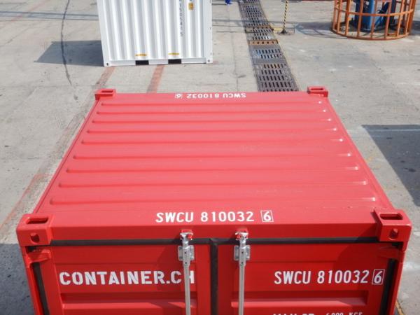 High Steel Steel Shipping Containers , 8ft Standard Mini Cargo Container
