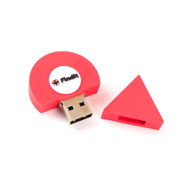 Custom USB Flash Drives Colorful Open Mold By Customer Shape With Fast Data Preload