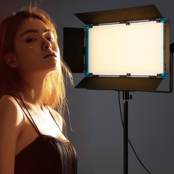 panneau visuel professionnel mou de lumière de caméra de studio de la couleur LED du Bi 100w photographique allumant 10 effets DMX