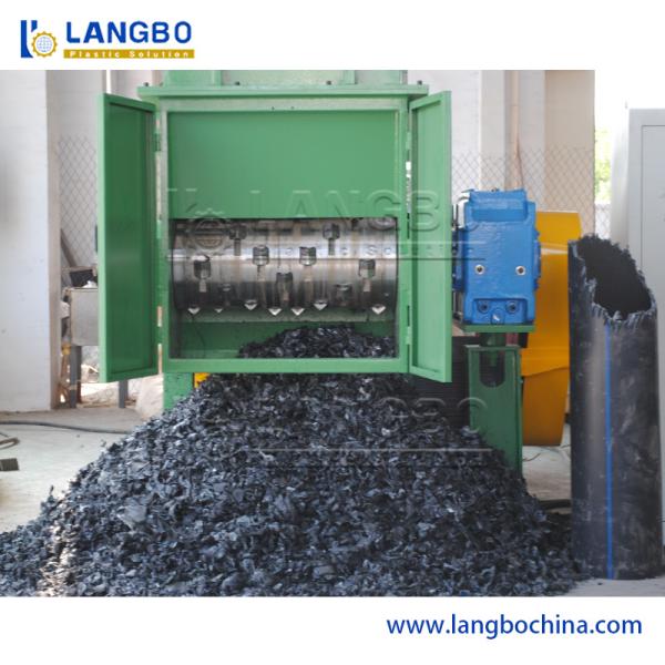 Plastic Recycling Shredder Machine / Bottle Cutter Recycling Crusher Machine